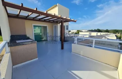 Casa em condomínio para venda em camaçari, busca vida (abrantes), 3 dormitórios, 2 suítes, 2 banheiros, 2 vagas