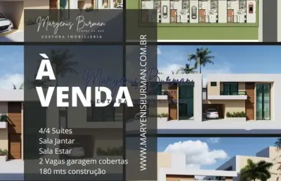 Casa em condomínio para venda em lauro de freitas, buraquinho, 4 dormitórios, 3 suítes, 4 banheiros, 2 vagas