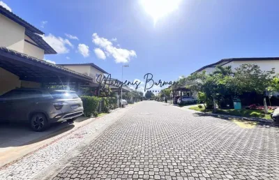 Casa em condomínio para venda em lauro de freitas, buraquinho, 4 dormitórios, 3 suítes, 5 banheiros, 2 vagas