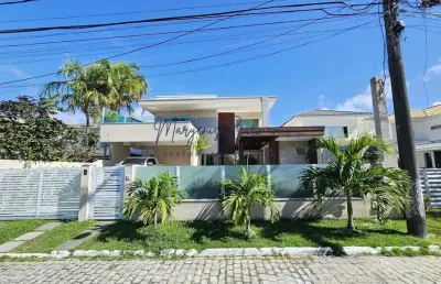 Casa em condomínio para venda em lauro de freitas, buraquinho, 4 dormitórios, 4 suítes, 6 banheiros, 5 vagas