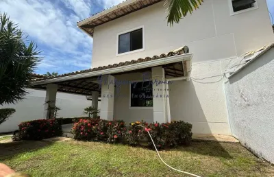 Casa em condomínio para venda em lauro de freitas, buraquinho, 3 dormitórios, 1 suíte, 3 banheiros, 3 vagas