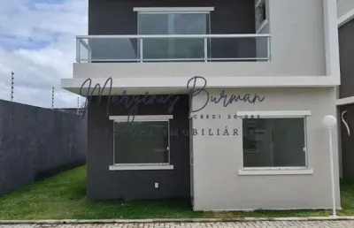 Casa em condomínio para locação em lauro de freitas, buraquinho, 4 dormitórios, 3 suítes, 4 banheiros, 2 vagas