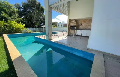Casa em condomínio para venda em camaçari, busca vida (abrantes), 4 dormitórios, 4 suítes, 6 banheiros, 5 vagas