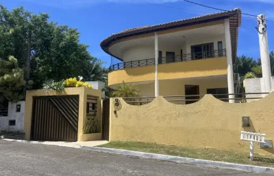 Casa em condomínio para locação em lauro de freitas, estrada do côco, 6 dormitórios, 4 suítes, 6 banheiros, 5 vagas