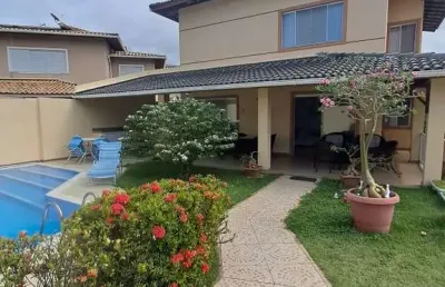Casa em condomínio para venda em lauro de freitas, vilas do atlântico, 4 dormitórios, 4 suítes, 6 banheiros, 4 vagas