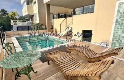 Casa em condomínio para locação em camaçari, alphaville (abrantes), 4 dormitórios, 4 suítes, 6 banheiros, 4 vagas