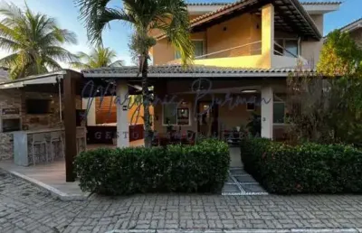 Casa em condomínio para venda em lauro de freitas, buraquinho, 3 dormitórios, 3 suítes, 4 banheiros, 2 vagas