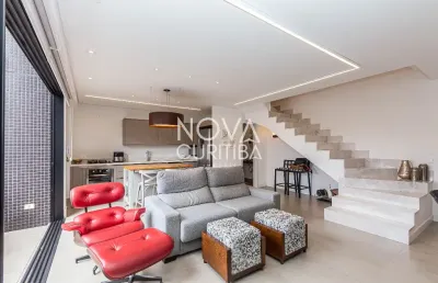Apartamento duplex com 2 suítes à venda, 103 m² por r$ 1.395.000 - bigorrilho - curitiba/pr