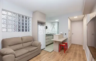 Apartamento com 1 dormitório à venda, 36 m² por r$ 350.000 - centro - curitiba/pr