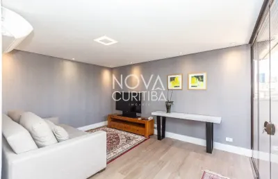 Cobertura duplex mobiliada no batel com 2 suítes e terraço exclusivo