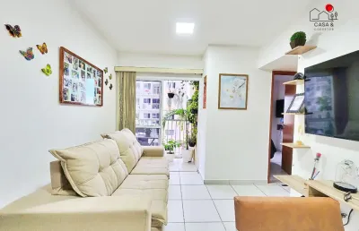 100% mobiliado, apartamento 2 quartos à venda em leves castanheiras, gilberto mestrinho, manaus-am;
