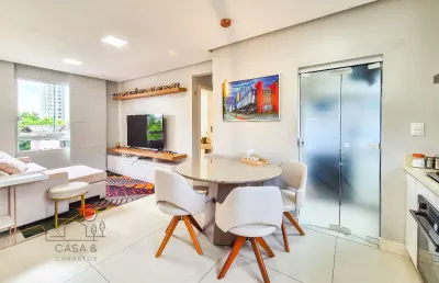 Lindo apartame com 2 quartos, 100% mobiliado à venda em parque dez, manaus-am;