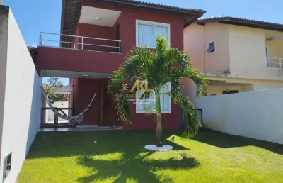 Casa em condomínio fechado com 3 quartos à venda na sucupió, 1, abrantes, camaçari por r$ 699.000