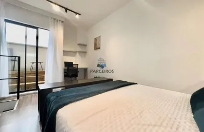 Apartamento com 1 dormitório à venda, portão, curitiba - pr