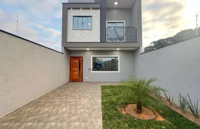 Sobrado alto padrão à venda, bairro nações, fazenda rio grande - pr