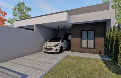 Casa para venda em são josé dos pinhais, parque da fonte, 3 dormitórios, 1 suíte, 1 banheiro, 1 vaga