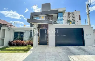 Lindo triplex com 5 dormitórios à venda, 475 m² por r$ 4.690.000,00 - são pedro - são josé dos pinhais/pr