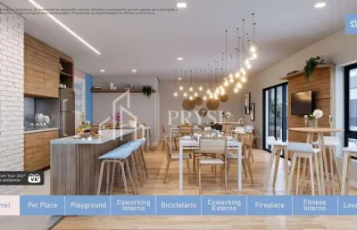 Apartamento com 1 dormitório à venda, 41 m² por r$ 385.900,00 - santa felicidade - curitiba/pr