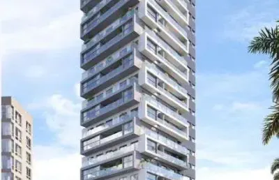 Apartamento moderno de um quarto no residencal vista mare -torres-rs.