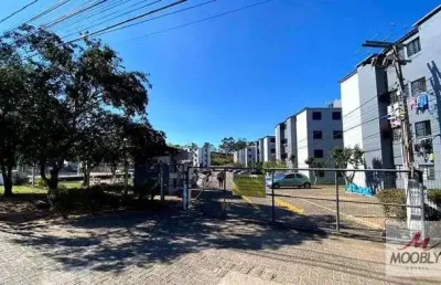 Apartamento com dois quartos semi mobiliado a venda no residencial alcantara, nh
