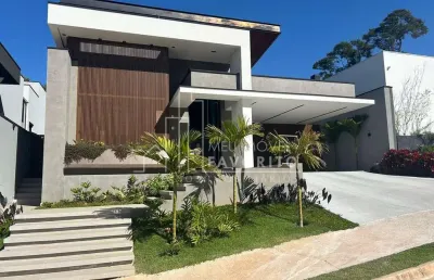 Casa à venda com 3 suítes térrea 350m  - condomínio reserva marajoara