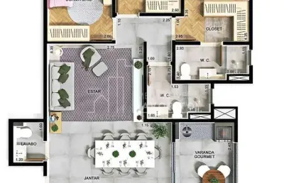 Apartamento à venda no altos da avenida, último andar, sol da manhã, jundiaí-sp