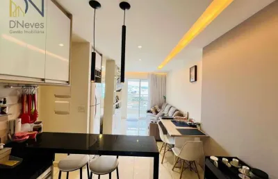 Studio 39 m² com 1 dormitório para alugar, por r$ 2.700/mês pacote - condomínio via alameda, centro - guarulhos/sp.