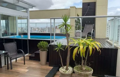 Cobertura com 3 quartos à venda na rua camboriú, 1012, fazenda, itajaí por r$ 2.700.000