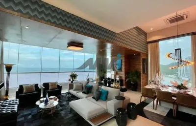 Apartamento com 7 quartos à venda na atlântica, 4800, centro, camboriú por r$ 21.600.000