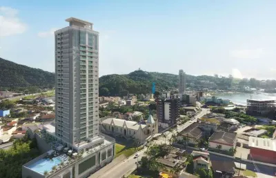 Apartamento com 3 quartos à venda na rua governador celso ramos, 605, canto da praia, itapema por r$ 1.790.000