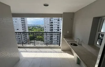 Reserva inglesa, 93m², andar alto, 3 quartos sendo 1 suíte, varanda goumert, 2 vagas