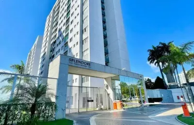 Cond. splendore. alugo apto com 3 qtos sendo 1 suite, sala para 2 ambientes, semi mobiliado