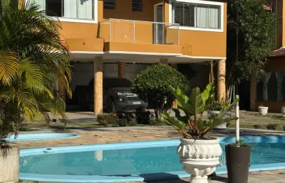Av do turismo, cond santorine, 5 quartos sendo 3 suítes, 1600m2, piscina, edícula