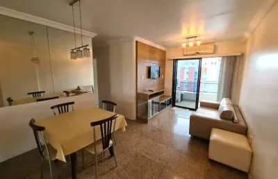 Vieiralves, cond bromélia, 89m2, mobiliado com 3 quartos sendo 1 suíte, 2 vagas