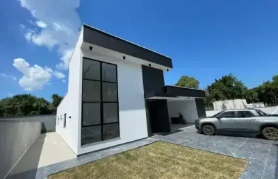 Aceito/parcelo ponta negra ii, térrea, 300m2 de area construída, 3 suítes , piscina