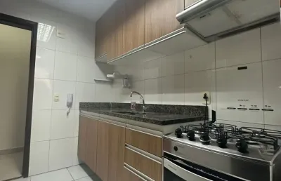 Cond weekend, 79m2, mobiliado , com 3 quartos sendo 1 suíte, andar alto