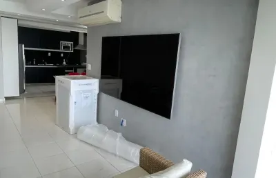 Nossa senhora das graças. cond. di cavalvante, alugo apato mobiliado com 130m2, 3 suites andar alto.