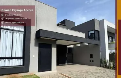 Casa de condomínio , doman paysage ancore ponta grossa