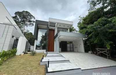 Casa com 4 suítes à venda no condomínio alphaville 4, 311 m² - ponta negra - manaus/am