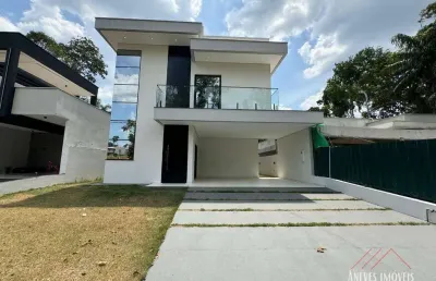 Linda casa com 3 suítes à venda no cond. alphaville 4, 363 m² por r$ 2.700.000 - ponta negra - manaus/am