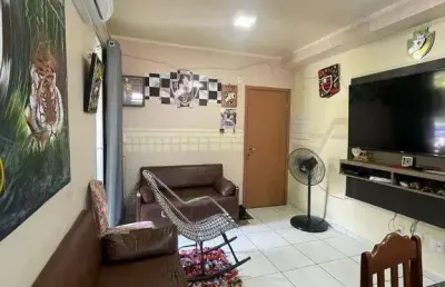 Lindo apartamento com 2 dormitórios à venda no cond. jardim de flores, 52 m² por r$ 250.000 - flores - manaus/am