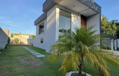Linda casa com 4 dormitórios à venda no residencial ponta negra 2, 282 m² por r$ 1.900.000 - ponta negra - manaus/am