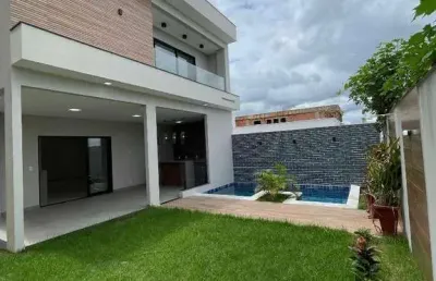 Casa com 3 suítes à venda no cond. res. estoril, 220 m² por r$ 2.300.000 - novo aleixo - manaus/am