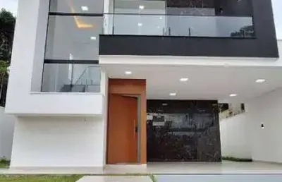 Casa com 4 suítes à venda no cond alphaville 4, 275 m² por r$ 2.100.000 - ponta negra - manaus/am