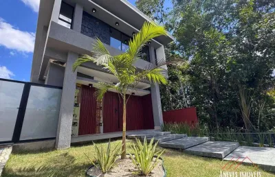 Linda casa à venda, no cond.  alphaville 4, 313m² por r$ 2.700.000 - ponta negra - manaus/am