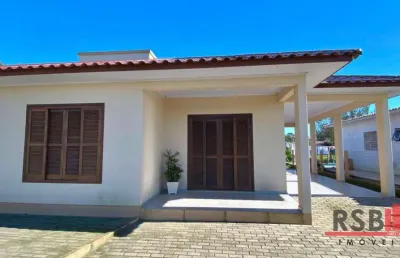 Casa com 2 dormitórios à venda, 106 m² por r$ 430.000,00 - tapera - passo de torres/sc