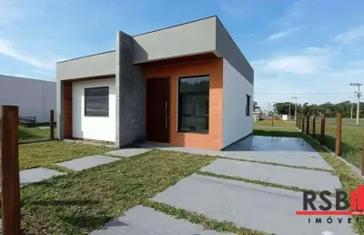 Casa com 2 dormitórios à venda, 61 m² por r$ 350.000,00 - jardim america - passo de torres/sc