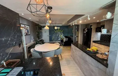 Apartamento à venda semi mobiliado no bairro tabuleiro, camboriú, sc