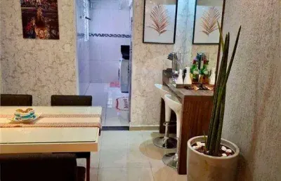 Apartamento para venda em mogi das cruzes, jardim maricá, 2 dormitórios, 1 banheiro, 1 vaga