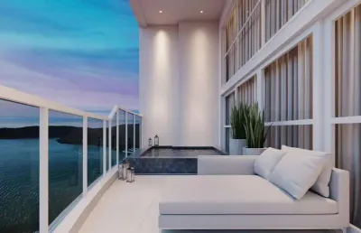 Duplex à venda no residencial navegantes, em santos/sp